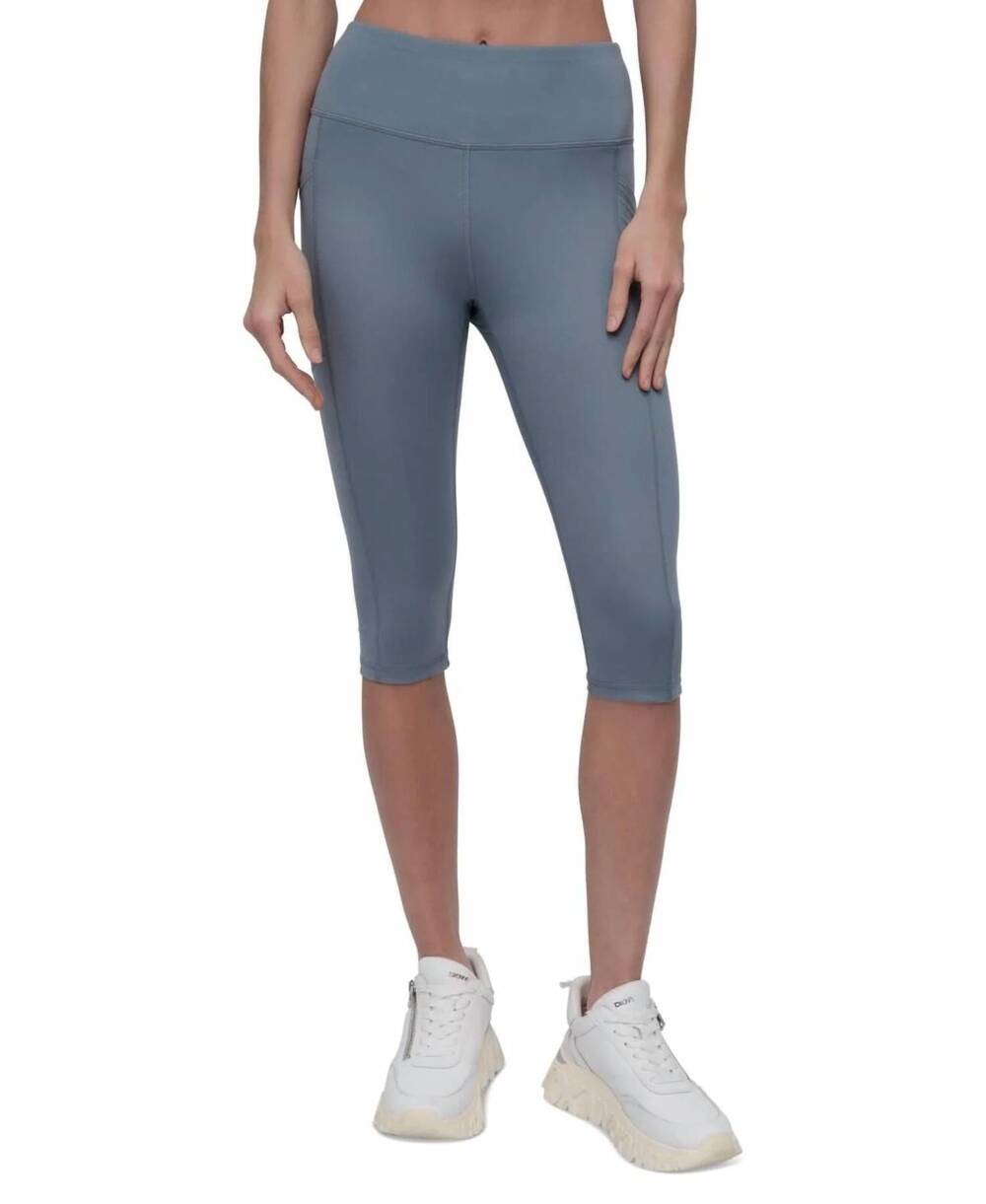 NEW DKNY sport capri pant in ash blue